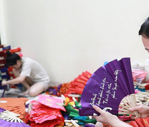 Làng nghề quạt Chàng Sơn
