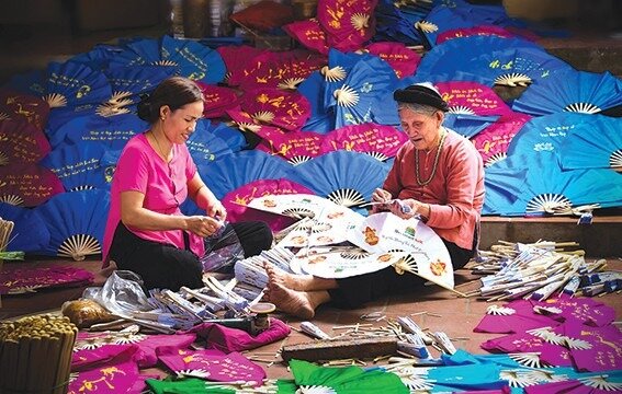 làng nghề quạt Chàng Sơn